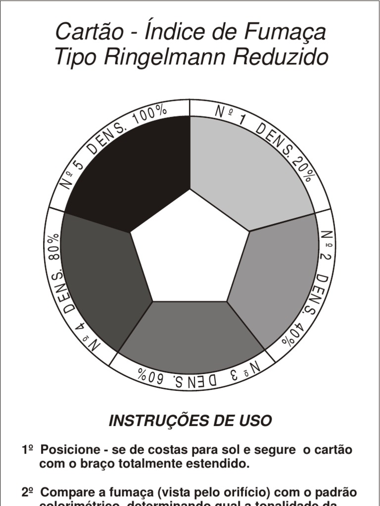 Cartão de Medição de Fumaça Ringelmann | PDF | Diesel | Estatuto