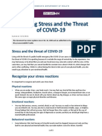 Stress and The Threat of COVID-19