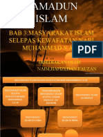 Bab 3-Masyarakat Islam Selepas Kwafatan Nabi Muhammad S.A.W