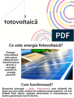 Energia fotovoltaică
