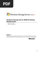 Download Windows Storage Server 2008R2 Getting Started Guide by HSChronic SN50719671 doc pdf
