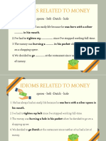 Idioms Related To Money