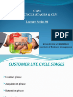 CRM Life Cycle Stages & CLV Lecture Series 04: Khalid Bin Muhammad Institute of Business Management