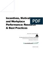 research and best practices employee motivatiun report