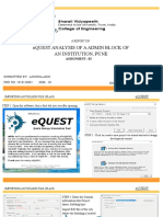 Equest Analysis of A Admin Block of An Institution, Pune: Guided By: Amey Naphade Sir