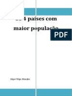 Os 4 Países Com Maior População