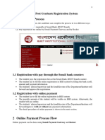 1 Registration Process: BUET Post Graduate Registration System