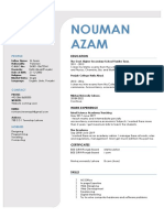 Nouman Azam: Profile