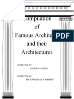 Compilation of Famous Architects and Their Architectures: Submitted By: Regine G. Chiong