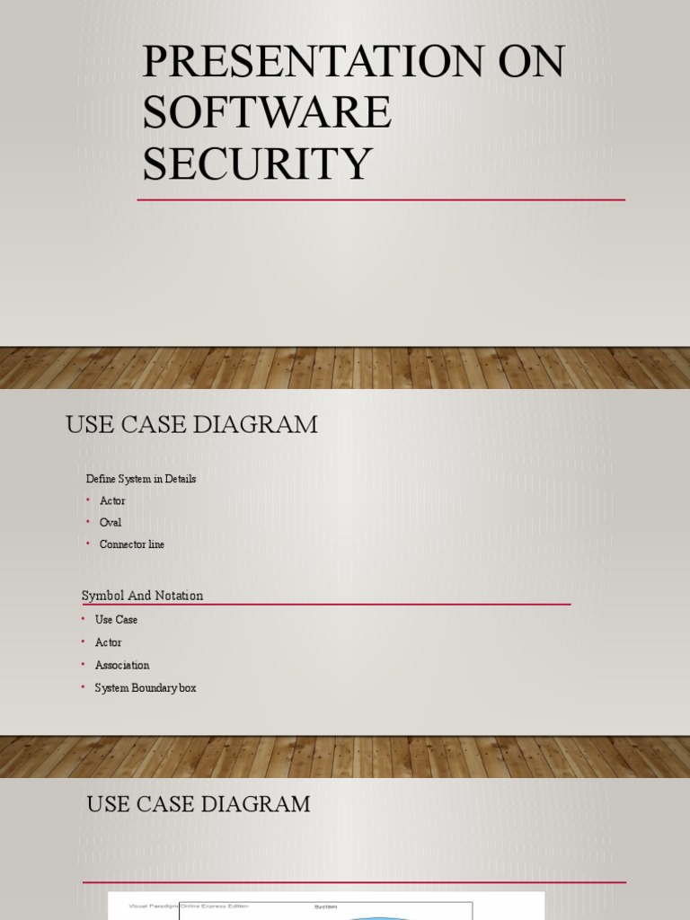 Software Security Use Case Diagrams | PDF | Computers | Technology ...