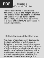 Differential Calculus and Integral Calculus