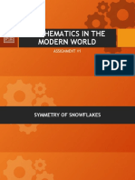 Mathematics in The Modern World: Assignment #1