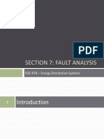 Section 7 Fault Analysis