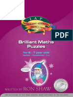 Intelligent Australia Productions - Brilliant Maths Puzzles (Vol.1) (For 6 To 7 Years Old)