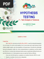 Module 3 Lesson 3.5 F Test