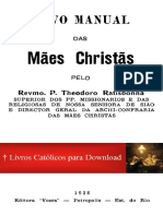 Revmo Pe Theodoro Ratisbonna - Novo Manual Das Mães Christãs