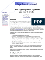 Pagerank Explained Correctly With Examples - WWW - Cs.princeton - Edu - Chazelle - Courses - BIB - Pagerank