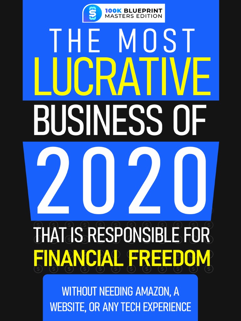 100k Blueprint 2020 Pdf E Commerce Business Model