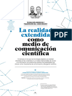 La Realidad Extendida como Medio de Comunicación Científica. Tecnlogía Inmersiva y Transmisión del Conocimiento.