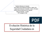 Ensayo Evolucion Historica de La Seguridad Ciudadana en Venezuela