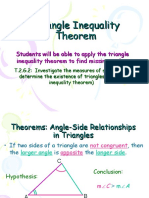 10-23-2019 PPT Triangle - Inequality - Theorem
