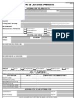 FM-00-11 Registro de Lecciones Aprendidas