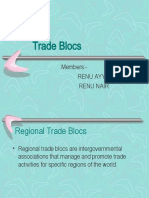 Trade Blocs: Members:-Renu Ayyappan Renu Nair