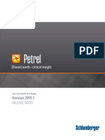 Petrel 2015 1 Release Notes