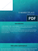 E-Marketplace: Presented by Arun