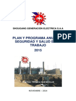 Programa Anual de Seguridad y Salud Año 2015