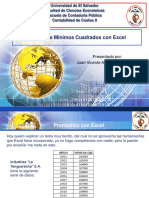 Minimos Cuadrados Con Excel