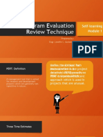 Program Evaluation Review Technique: Self-Learning