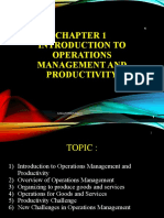 Introduction To Operations Management and Productivity: Adzlina/Uitmk/Chapter 1