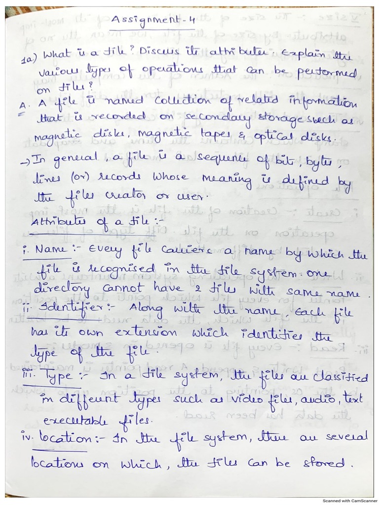 18r11a04p6 Os Assignment - 4 | PDF