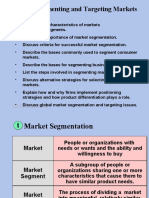 Chapter 7: Segmenting and Targeting Markets: Objectives