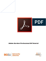 Adobe Acrobat Professional DC Tutorial: Create and Edit PDF Files in 38 Characters