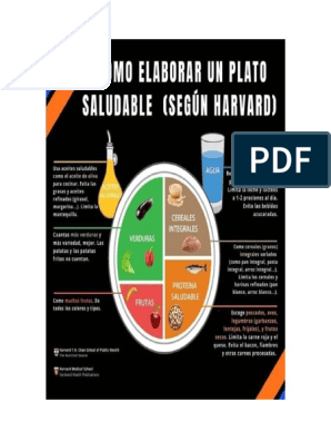 El plato saludable según Harvard