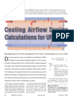 Cooling Airflow Design Calculations For UFAD