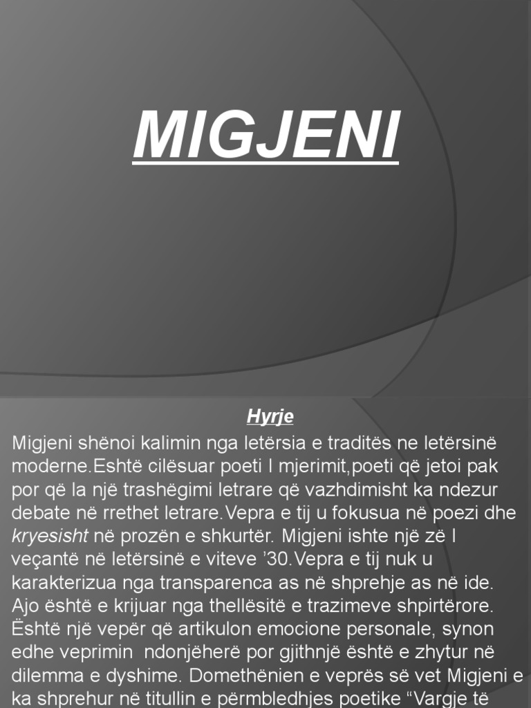 Migjeni PDF