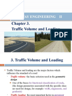 HW II - Chapter 3 - Traffic Volume and Loading