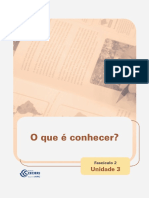 Filosofia - Fascículo 2 Unidade 3