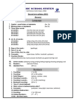 Nursery Syllabus