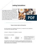 Cooking Calculations PDF