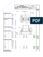 Fixed Steel Column Base Design