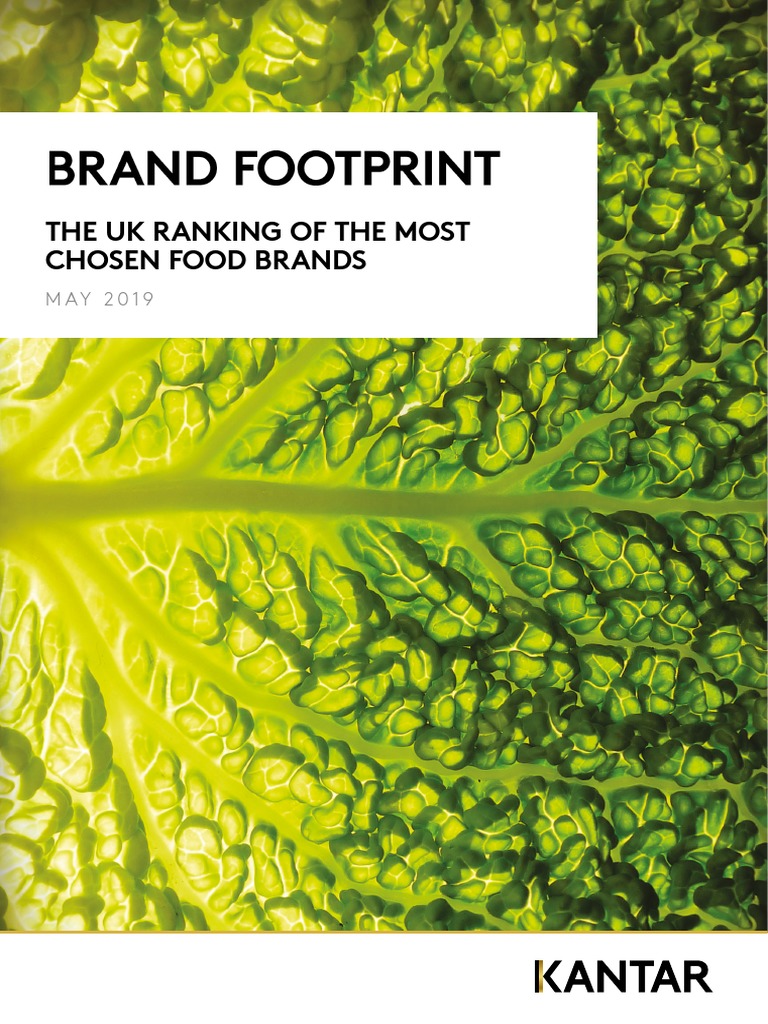 UK Food Brand Footprint 2019 PDF Brand Foods