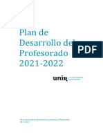 Plan Desarrollo Del PDI 21 - 22