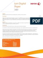 Fişă Specificaţii: Xerox Premium Digital Carbonless Paper