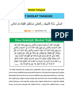 Doa Sholat Sunnah Dan Setelah Sholat Fardu