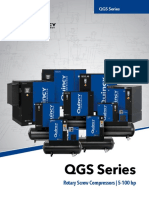 QGS Series: Rotary Screw Compressors - 5-100 HP