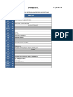 Calendario de pruebas Mayo IIIMA